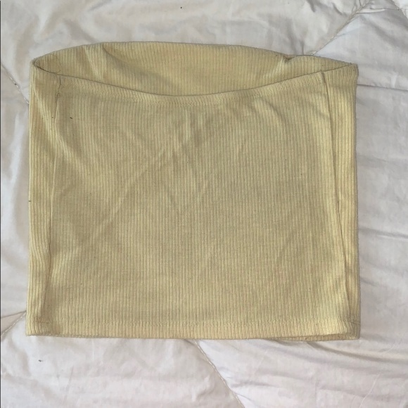 soft yellow tube top - Picture 2 of 2